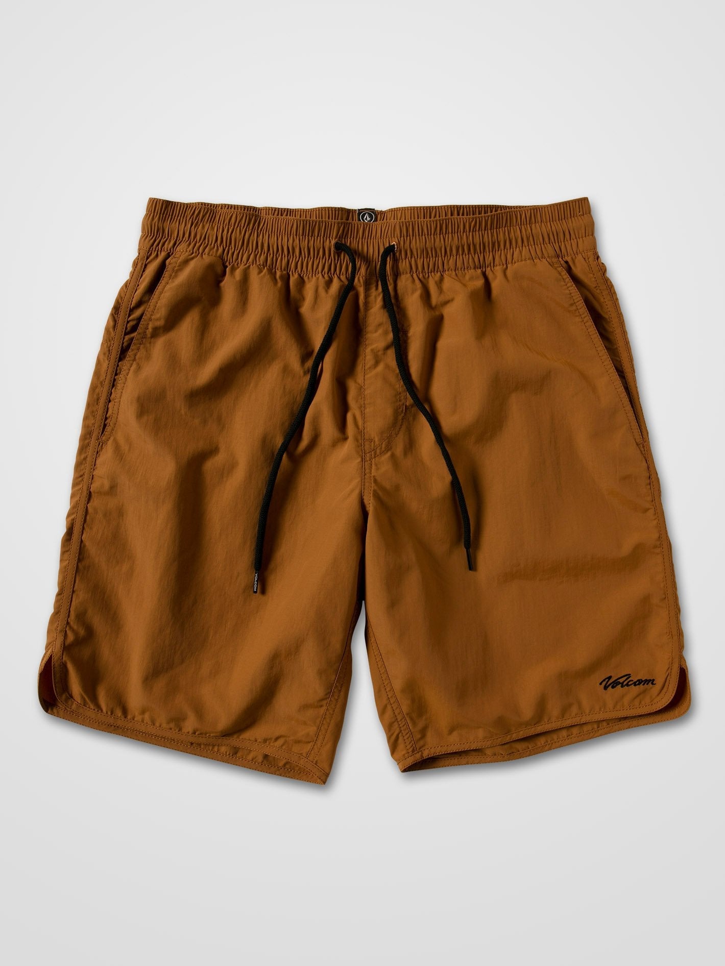 Eddison 18" Shorts mit elastischer Taille - Goldbraun