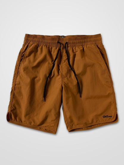 Eddison 18" Shorts mit elastischer Taille - Goldbraun