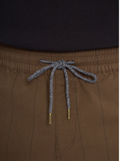 Frickin Mix 19"-Shorts mit elastischem Bund – DARK EARTH