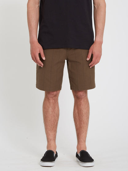 Frickin Mix 19"-Shorts mit elastischem Bund – DARK EARTH