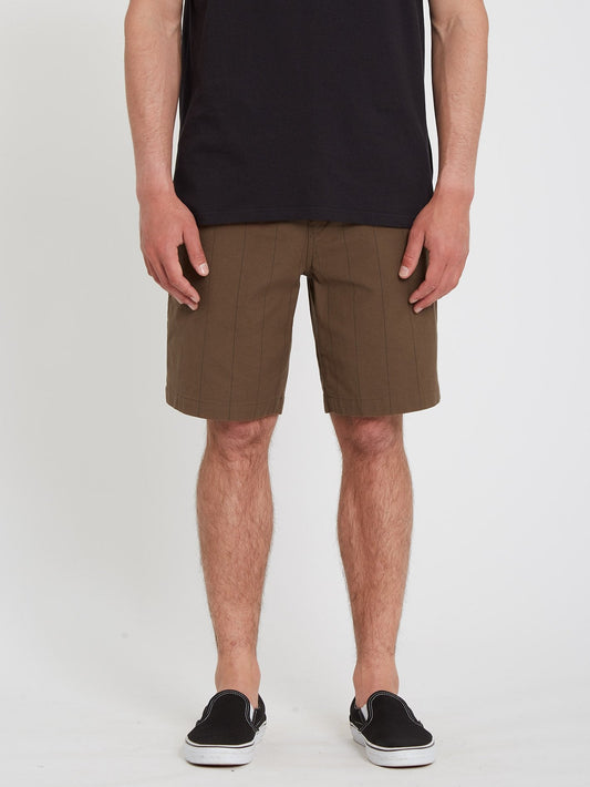 Short Frickin Mix Elasticated waist 19" - DARK EARTH