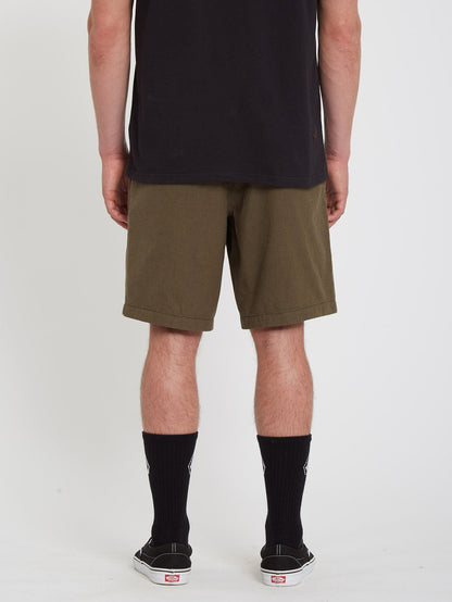 Short Frickin Mix Elasticated waist 19" - MILITARY