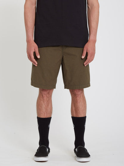 Short Frickin Mix Elasticated waist 19" - MILITARY