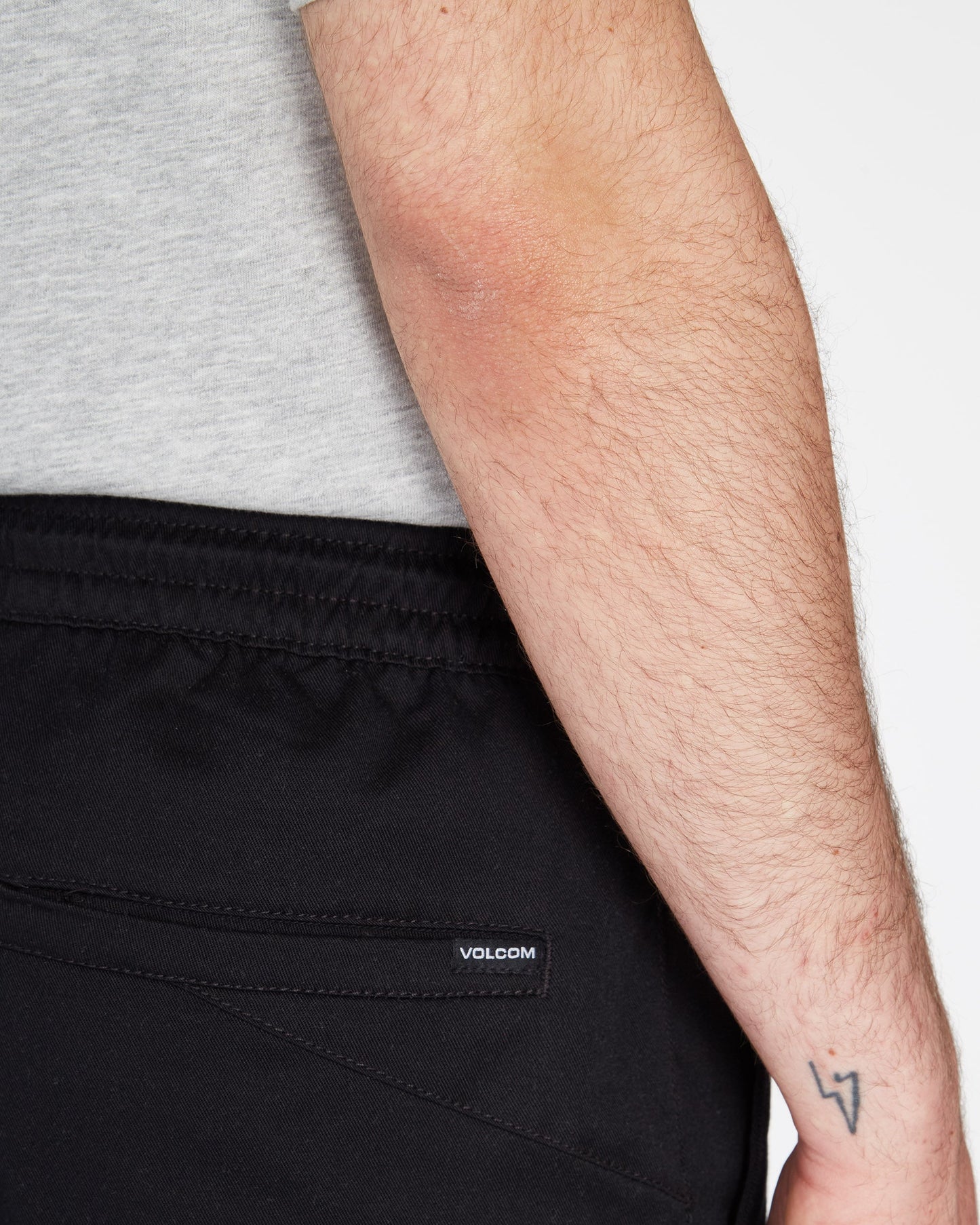 Frickin 19" Shorts mit elastischer Taille - SCHWARZ