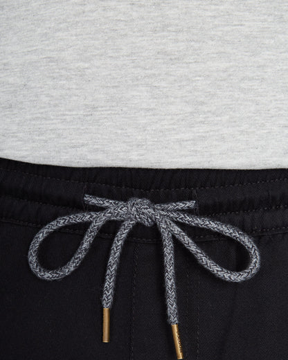 Frickin 19" Shorts mit elastischer Taille - SCHWARZ