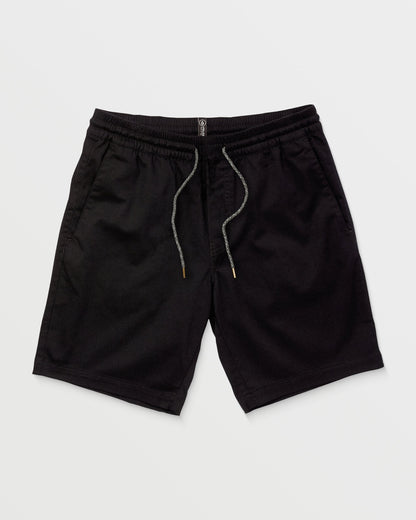 Frickin 19" Shorts mit elastischer Taille - SCHWARZ