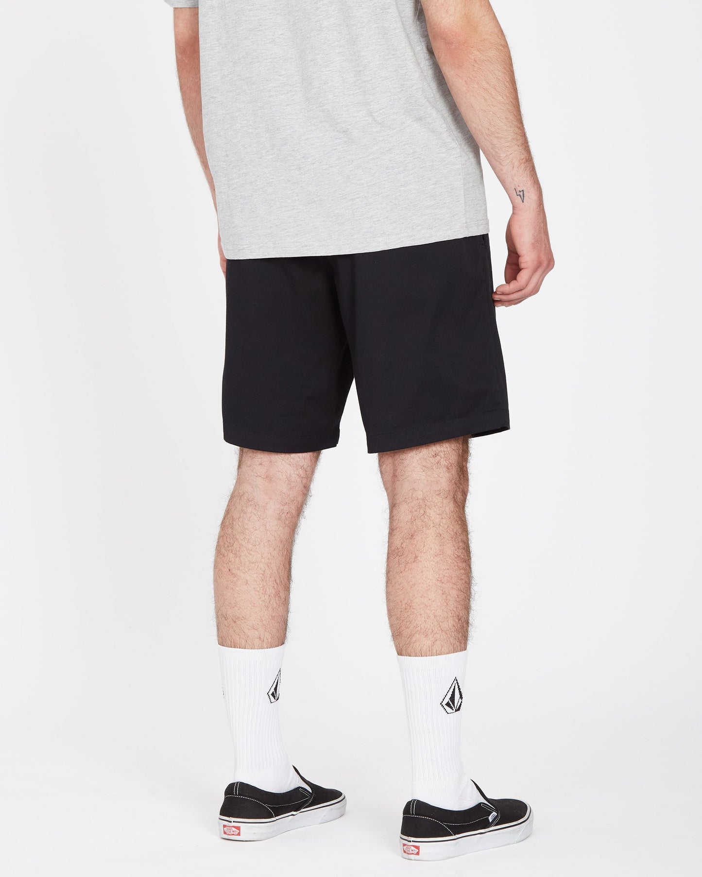 Frickin 19" Shorts mit elastischer Taille - SCHWARZ