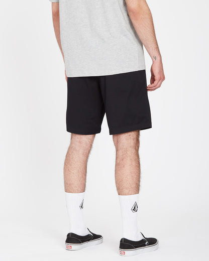 Frickin 19" Shorts mit elastischer Taille - SCHWARZ