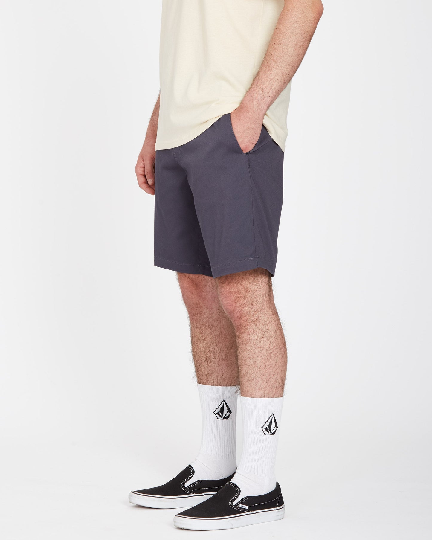 Frickin 19" Shorts mit elastischer Taille - ANTHRAZIT