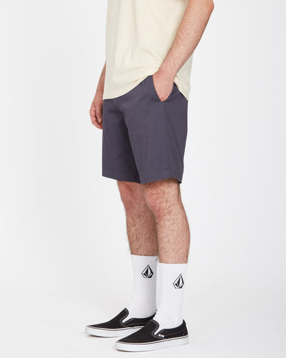 Frickin 19" Shorts mit elastischer Taille - ANTHRAZIT
