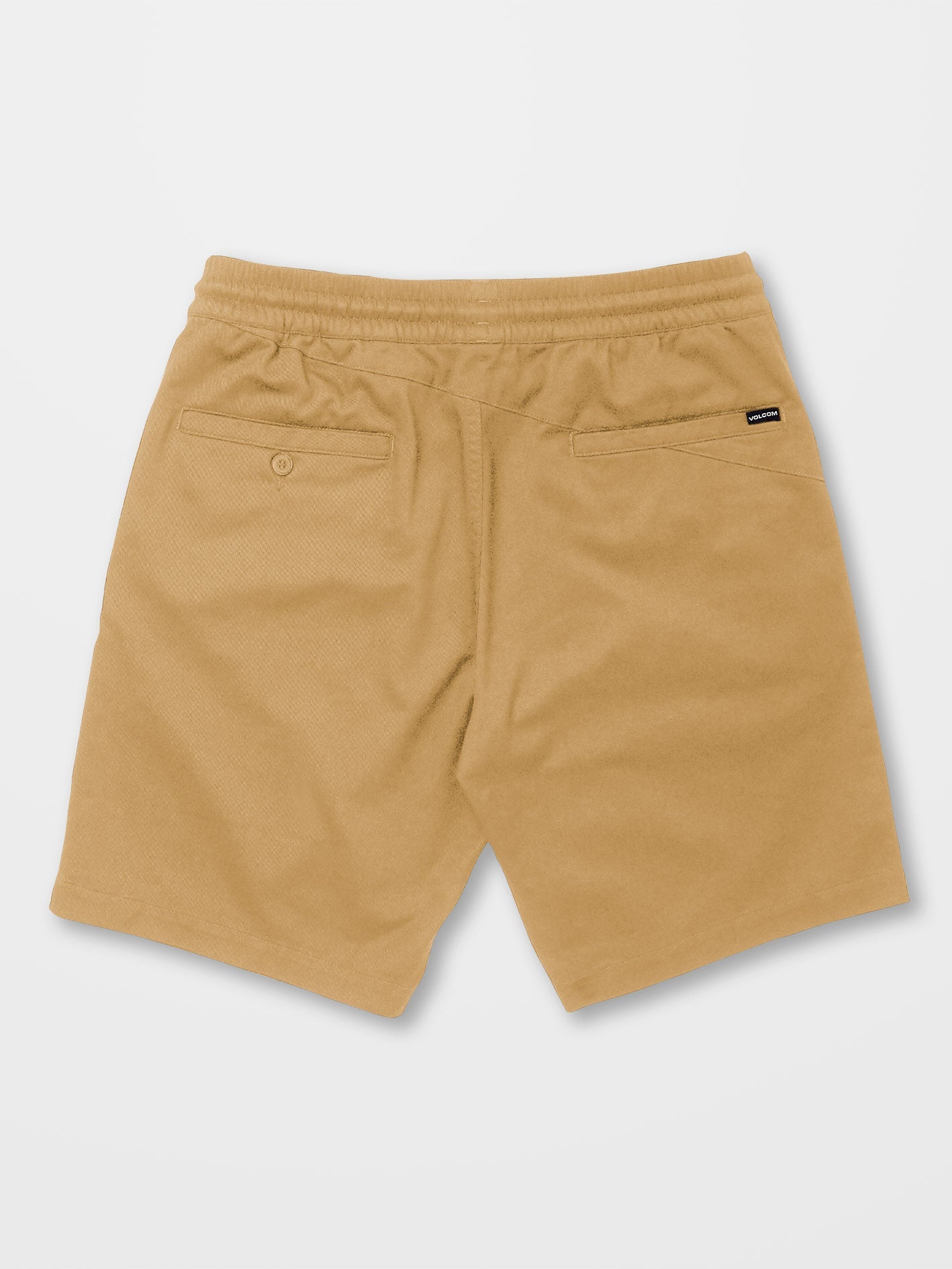 Frickin' Shorts mit elastischer Taille, 19 Zoll – DUNKELKHAKI