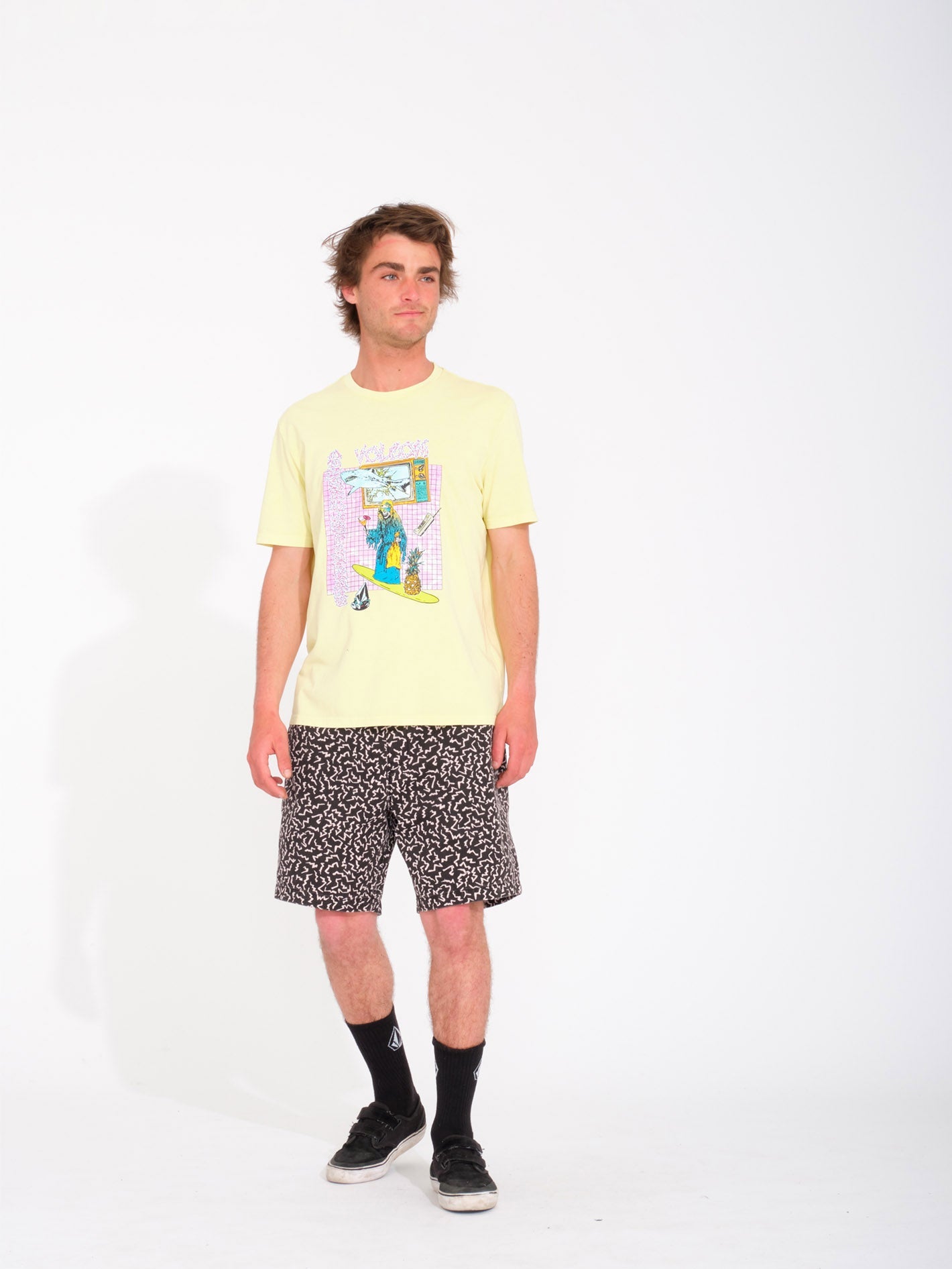 Short Asphalt Beach 18" - BLACK