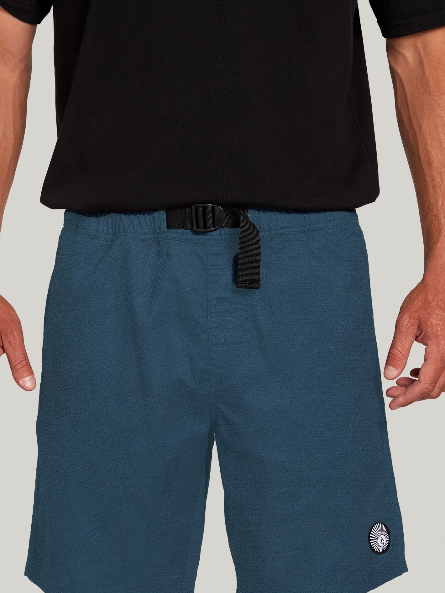 Mongrol 18" Shorts mit elastischer Taille - Verblasstes Marineblau