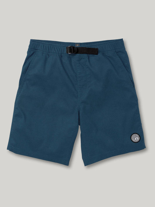 Mongrol 18" Shorts mit elastischer Taille - Verblasstes Marineblau