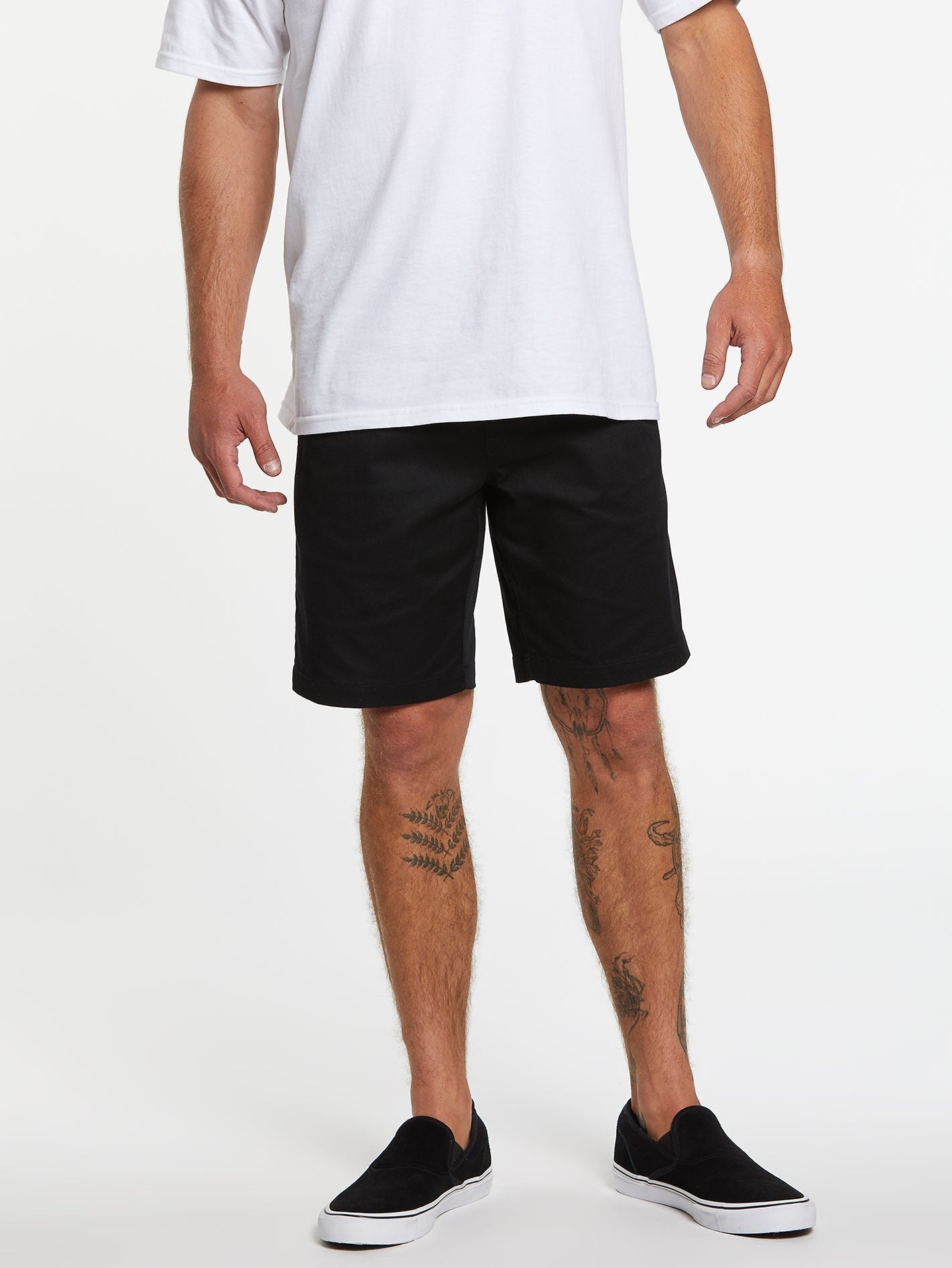 Short Frickin Elasticated waist 19" - BLACK