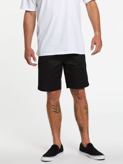 Short Frickin Elasticated waist 19" - BLACK