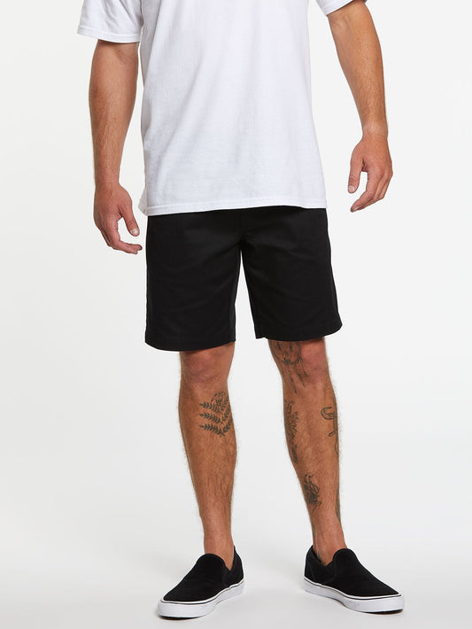 Short Frickin Elasticated waist 19" - BLACK