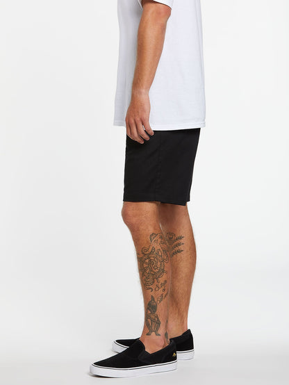 Short Frickin Elasticated waist 19" - BLACK