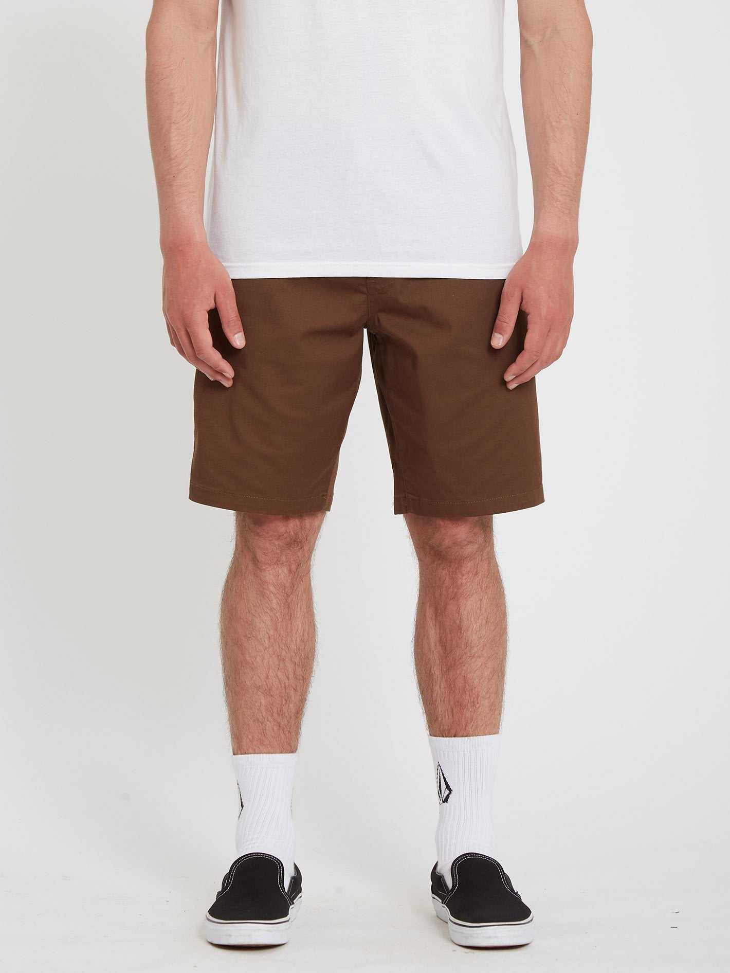 Short Frickin Elasticated waist 19" - DARK EARTH