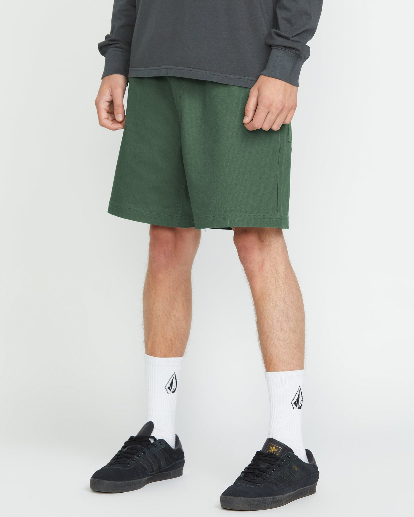 Short High Stone Elasticated Waist 18" - ALPINE
