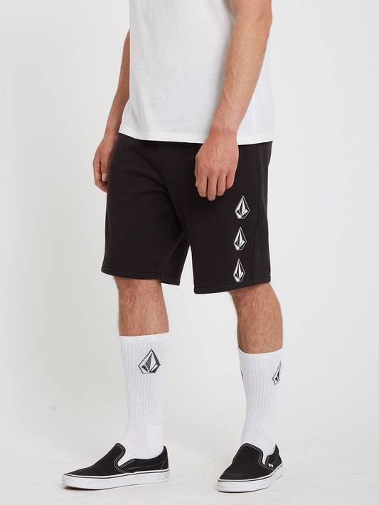 Short Iconic Stone Fleece - BLACK