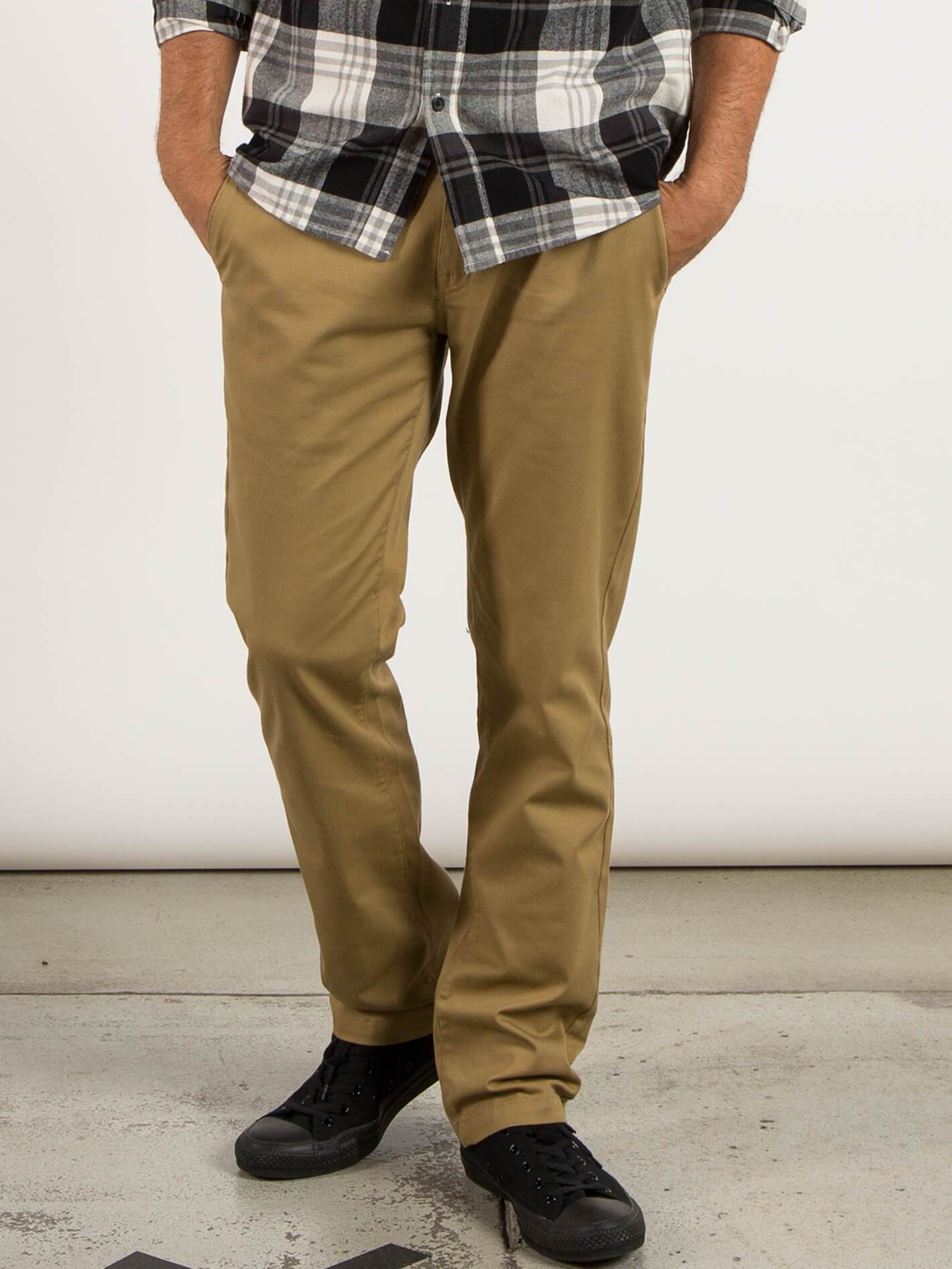 Frickin Modern Stretch Trousers - Dark Khaki