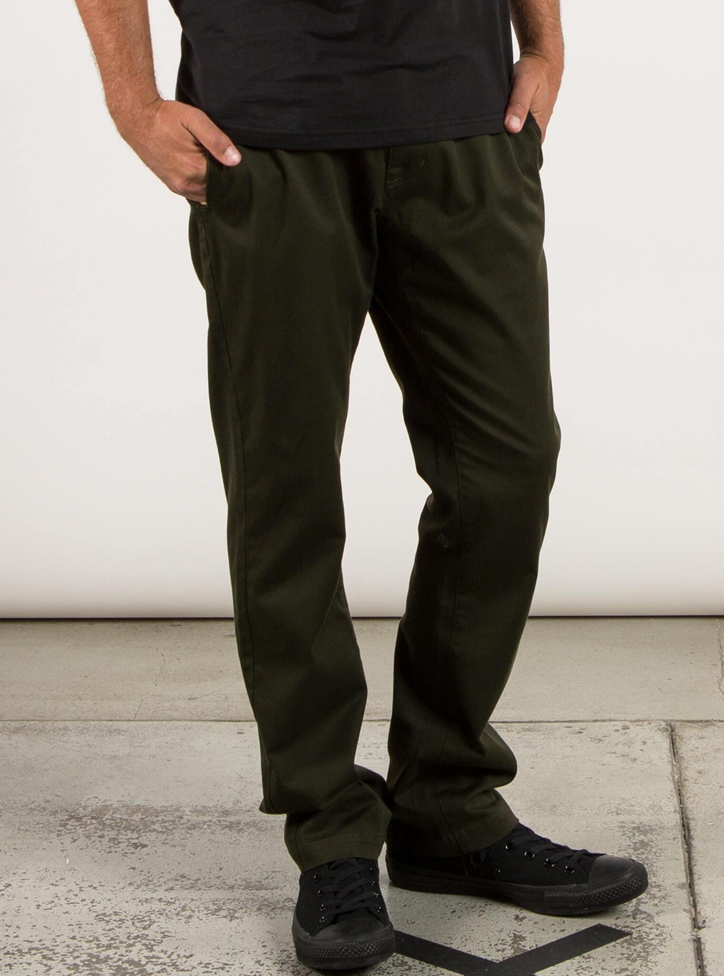 Frickin Modern Stret Hose - Dunkelgrün