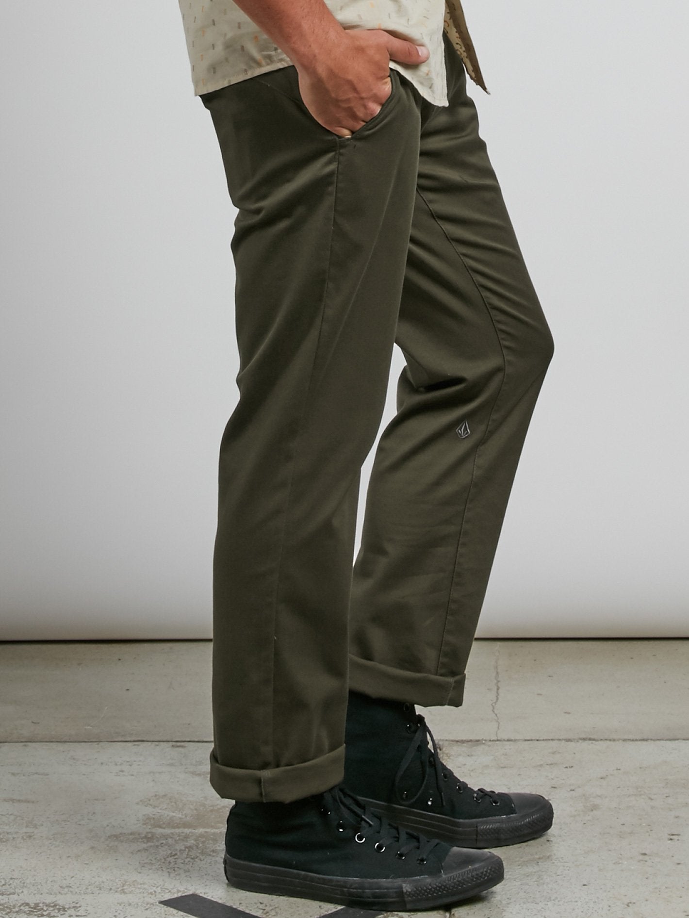 Frickin Modern Stret Hose - Seetanggrün