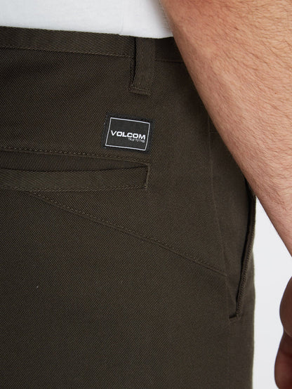 Loose Truck Chino Pants - RINSED BLACK