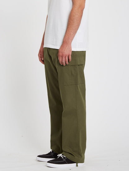 Pantalon March Cargo Slub - MILITARY