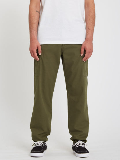Pantalon March Cargo Slub - MILITARY