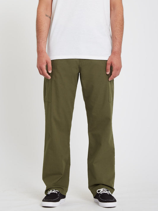 Pantalon March Cargo Slub - MILITARY
