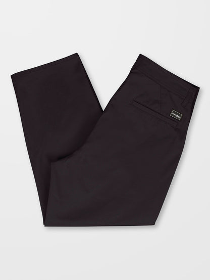 Pleated Chino Pants - BLACK