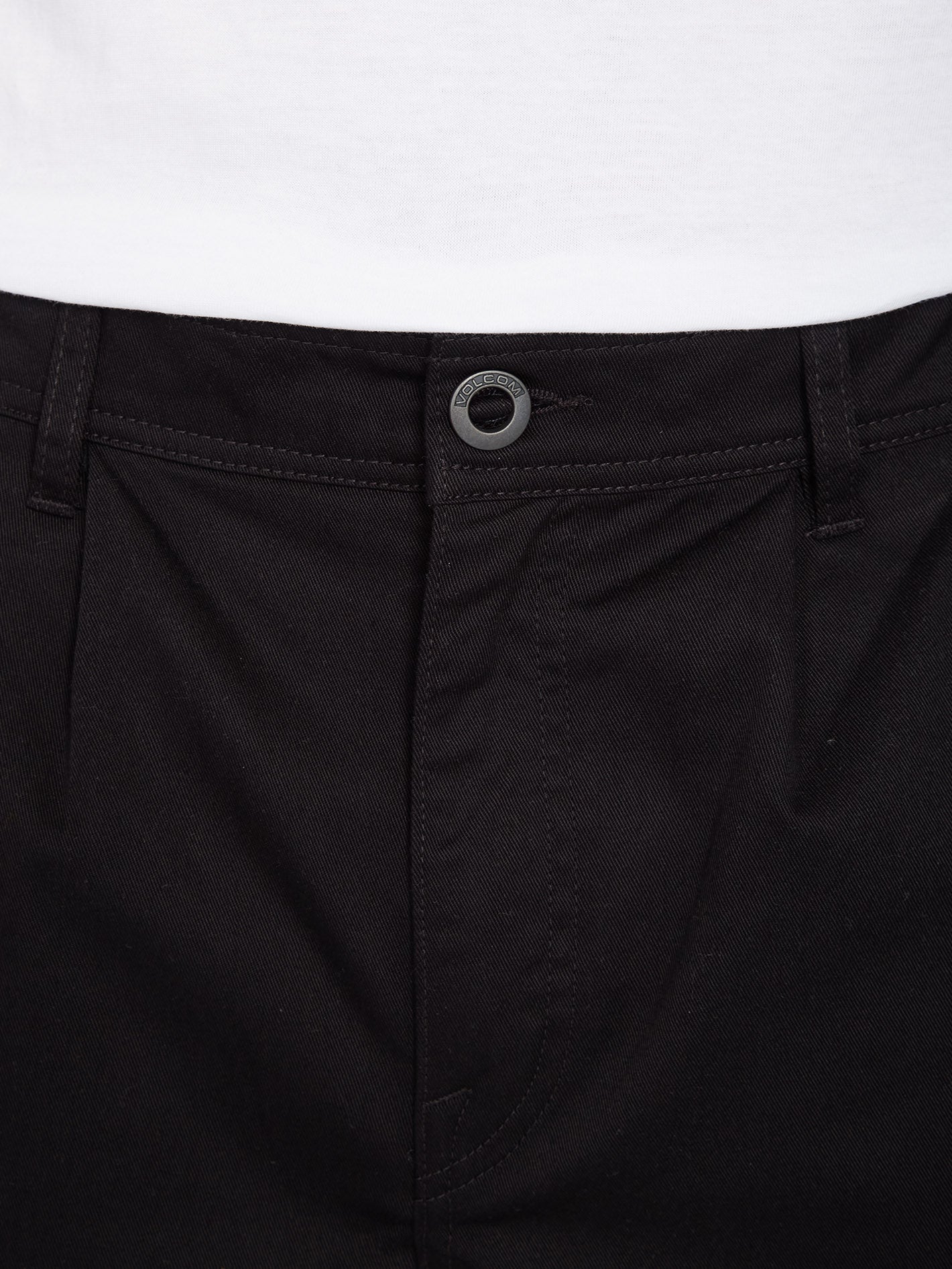 Pleated Chino Pants - BLACK