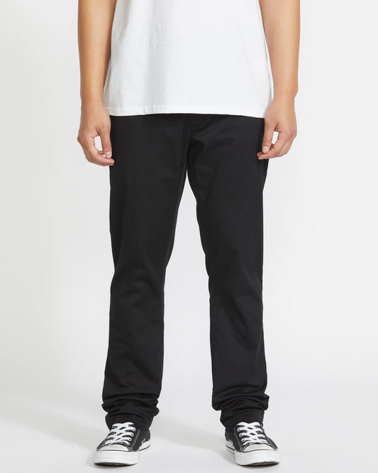 Frickin Slim Stretch Chinohose – SCHWARZ