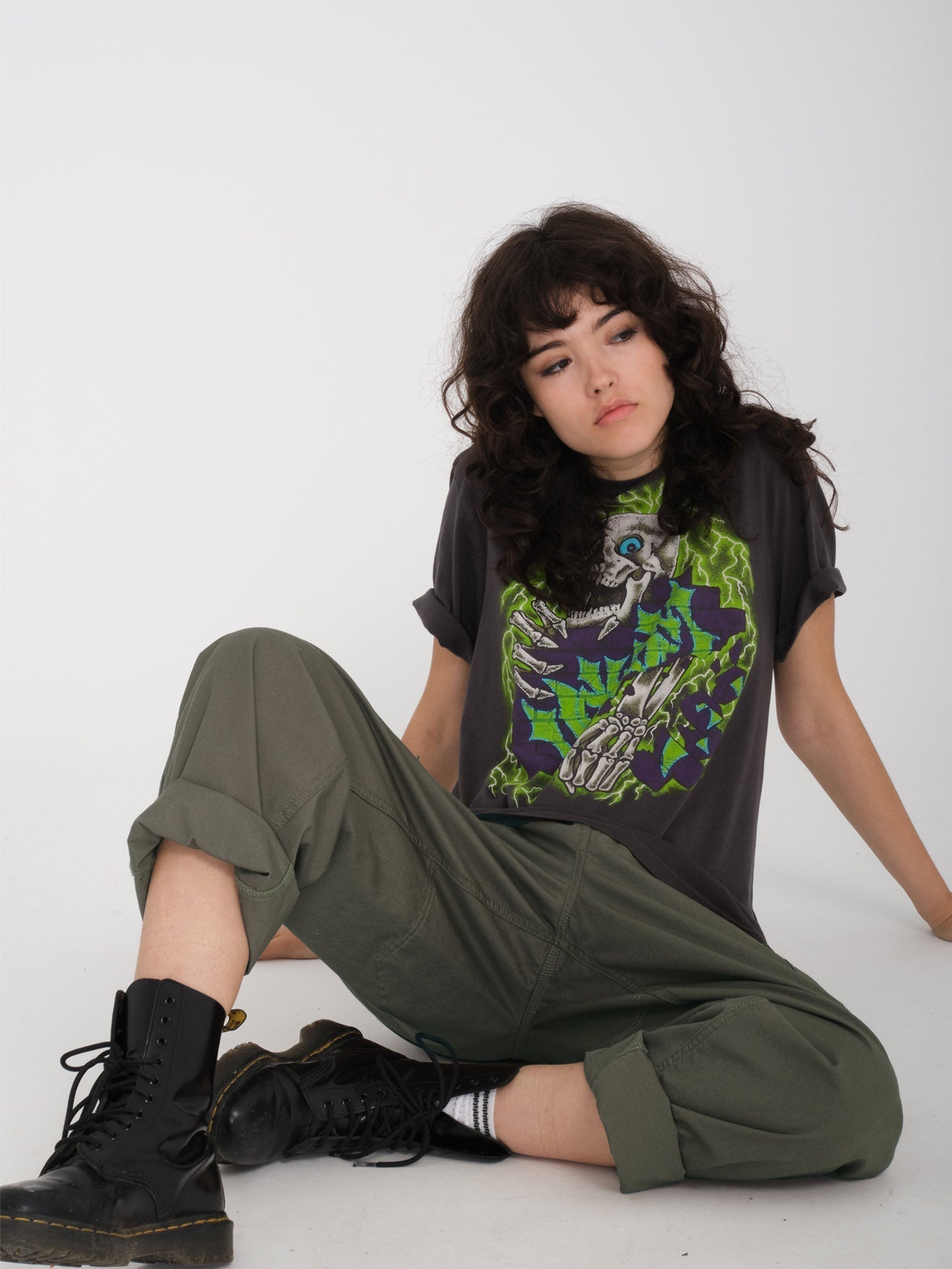 Pantalon cargo Grande Barracks - WINTERMOSS