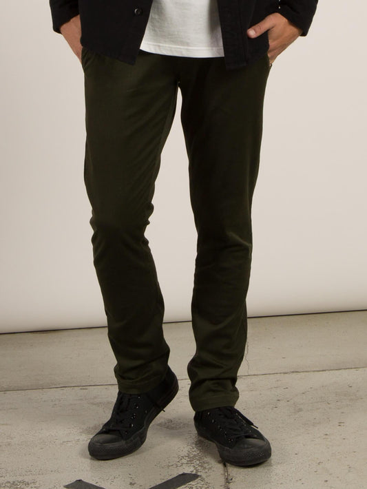 Pantalon chino Frickin Skinny - Dark Green