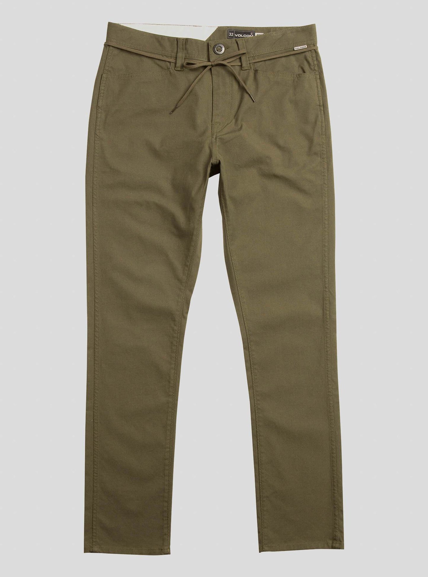 VSM Gritter modern tapered chinos - Military