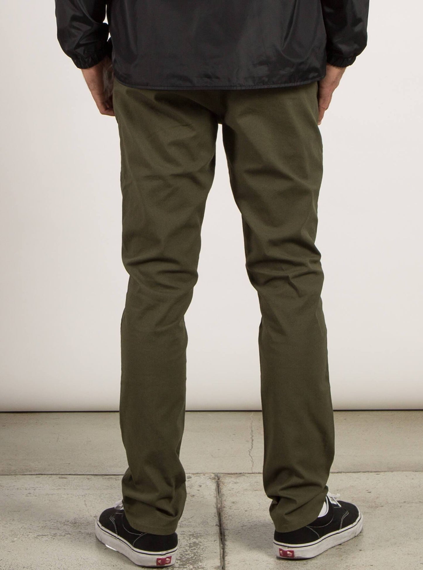 VSM Gritter modern tapered chinos - Military