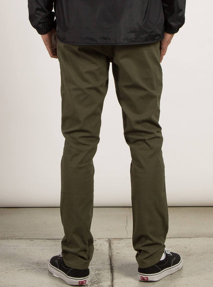 VSM Gritter modern tapered chinos - Military