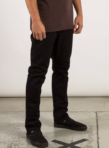 Pantalon chino slim VSM Gritter - Black