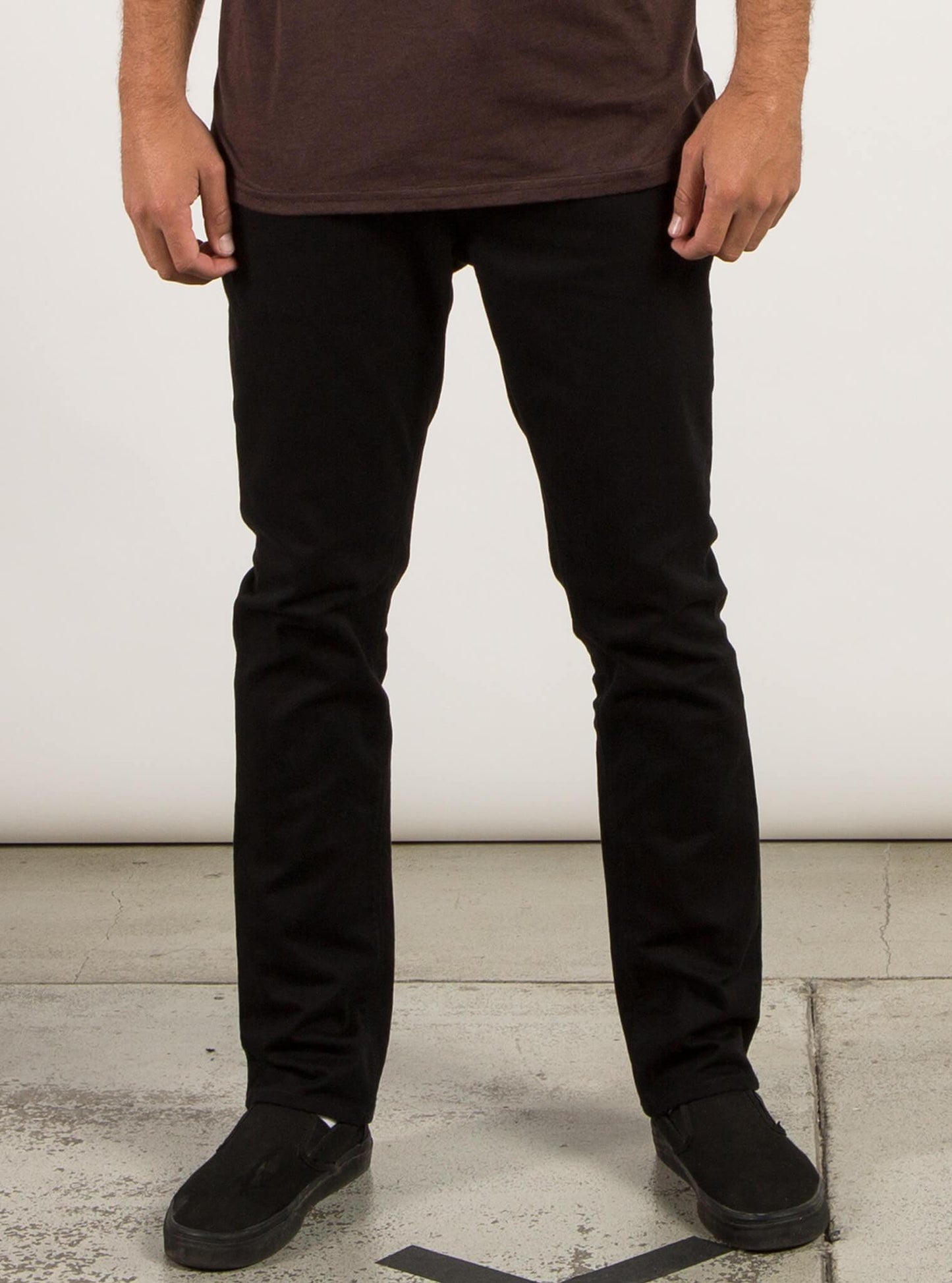 Pantalon chino slim VSM Gritter - Black