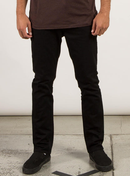 Pantalon chino slim VSM Gritter - Black