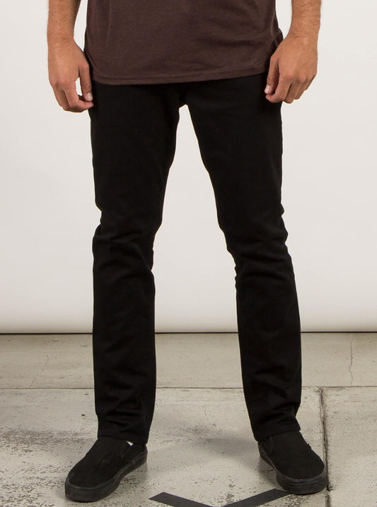 Pantalon chino slim VSM Gritter - Black