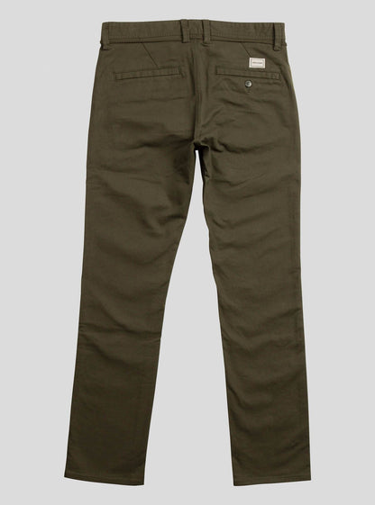 Pantalon chino slim VSM Gritter - Dark Green