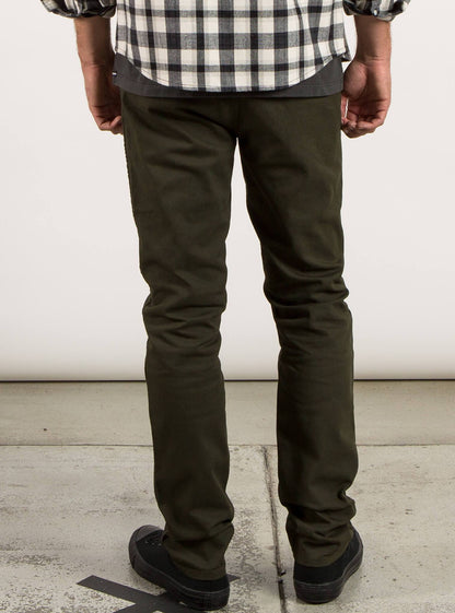 Pantalon chino slim VSM Gritter - Dark Green
