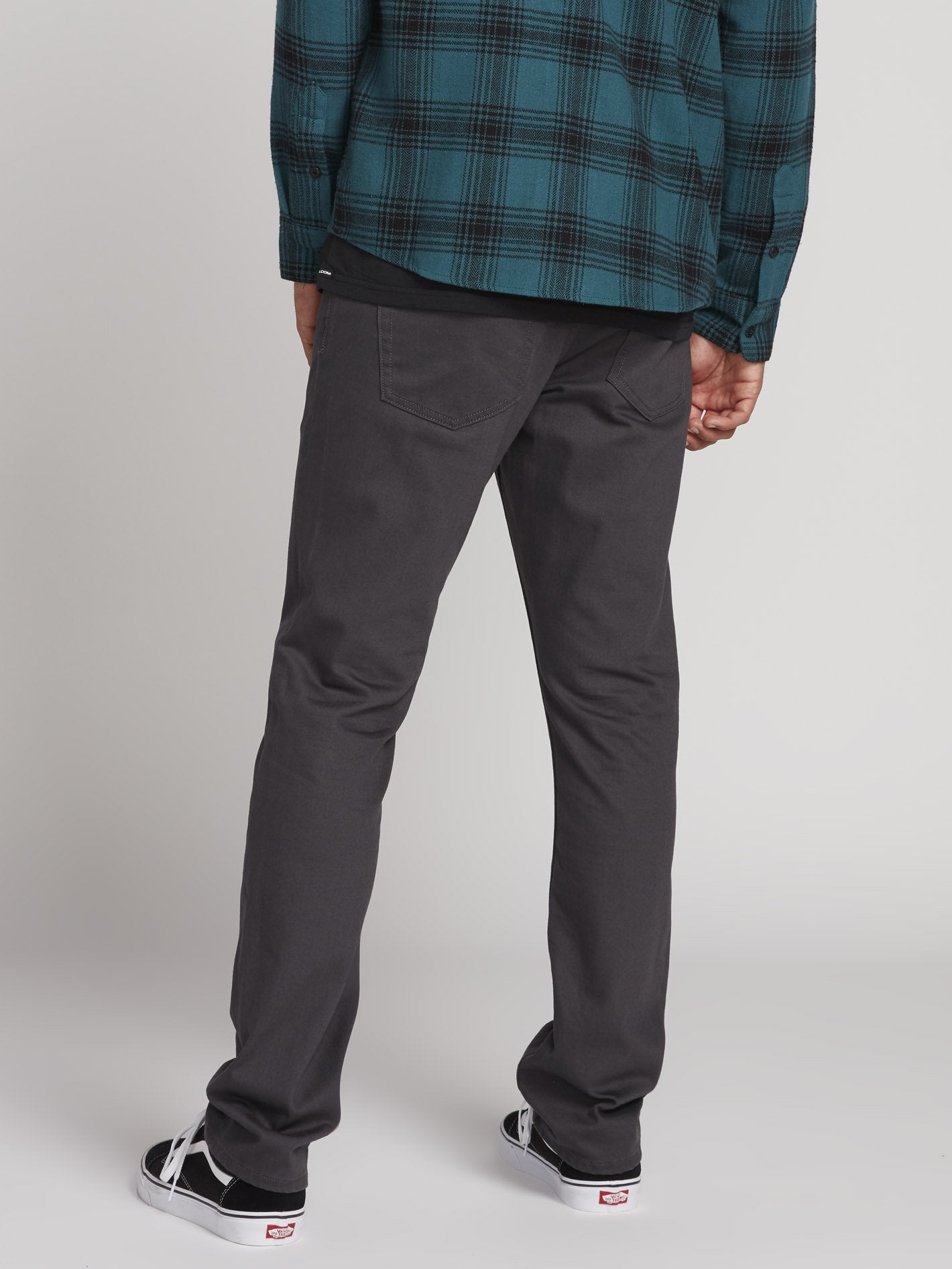 Vorta 5 Pocket Slub Pants - ASPHALT BLACK