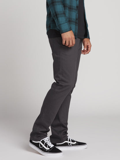 Vorta 5 Pocket Slub Pants - ASPHALT BLACK