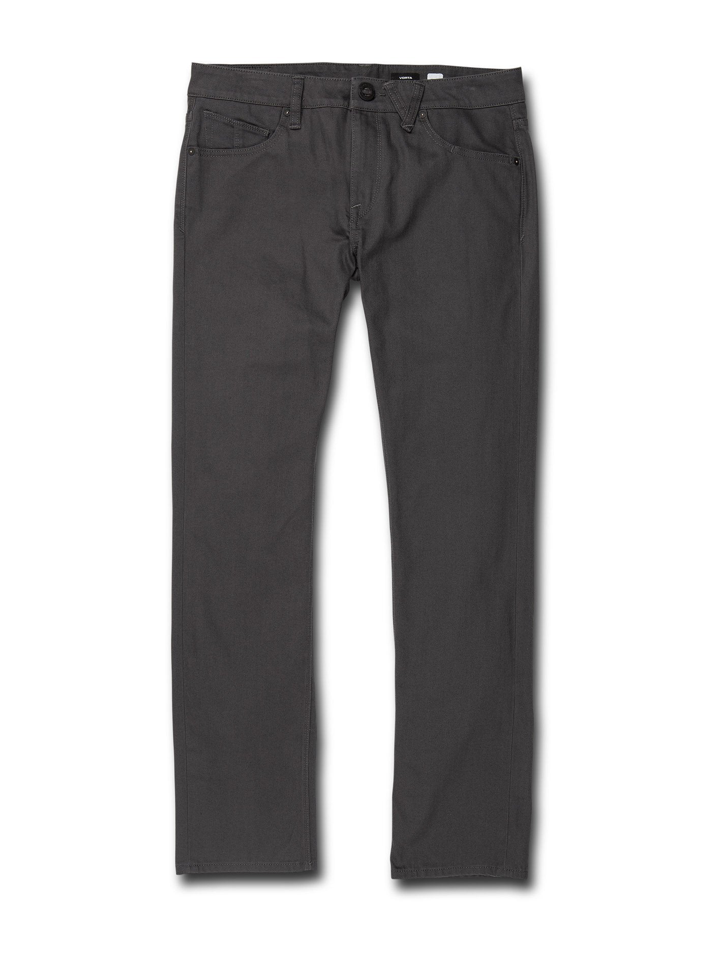 Vorta 5 Pocket Slub Pants - ASPHALT BLACK