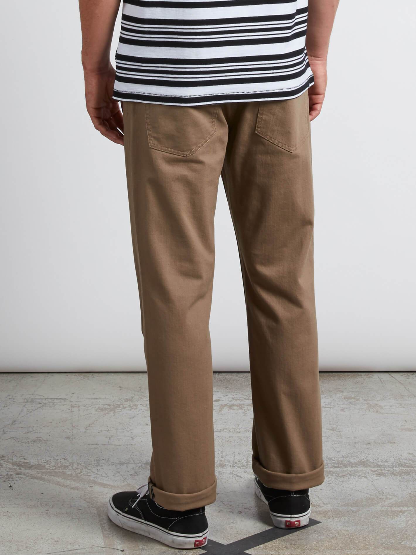 Vorta 5 Pocket Slub Pants - Grain